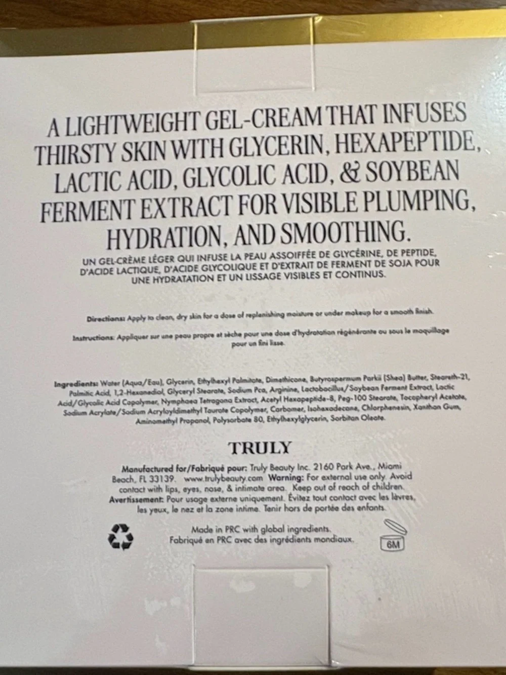 TRULY Cloud Cream Pro-Peptide Facial Moisturizer -
